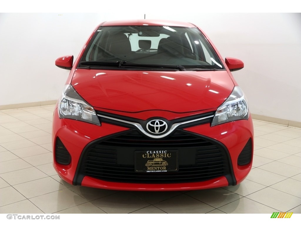 2016 Yaris 5-Door L - Absolutely Red / Black photo #2