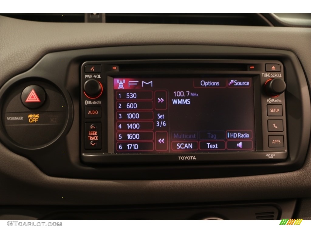 2016 Yaris 5-Door L - Absolutely Red / Black photo #9