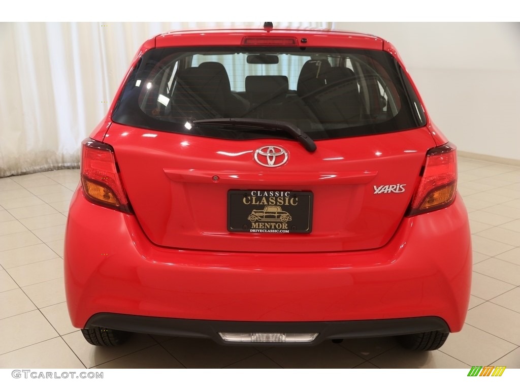 2016 Yaris 5-Door L - Absolutely Red / Black photo #16