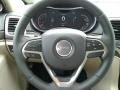 2018 Jeep Grand Cherokee Black/Light Frost Beige Interior Steering Wheel Photo