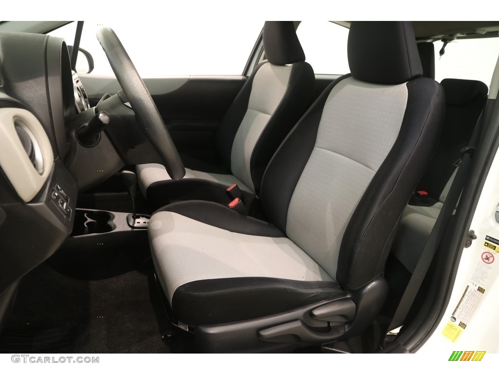 2012 Yaris LE 3 Door - Super White / Ash Gray photo #5