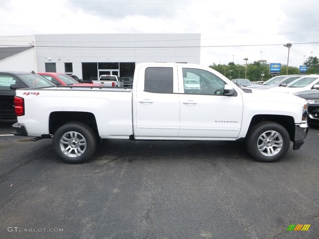 Summit White 2019 Chevrolet Silverado LD LT Double Cab 4x4 Exterior Photo #128429389