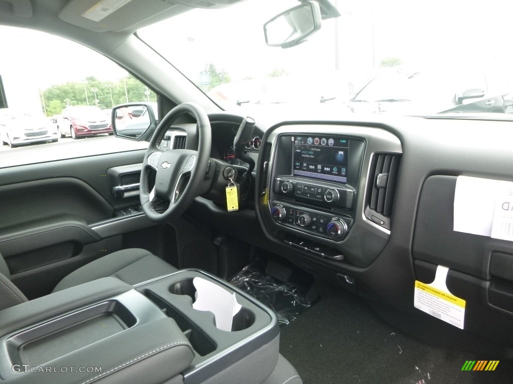 2019 Chevrolet Silverado LD LT Double Cab 4x4 Jet Black Dashboard Photo #128429491