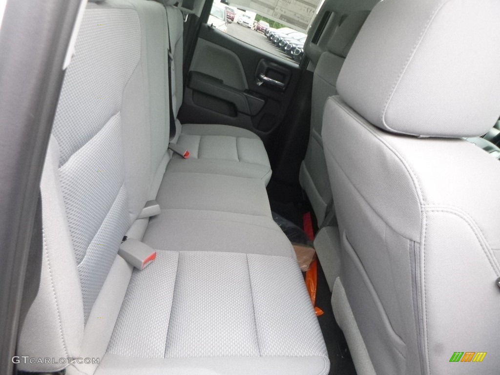 2019 Chevrolet Silverado LD WT Double Cab 4x4 Rear Seat Photo #128429806