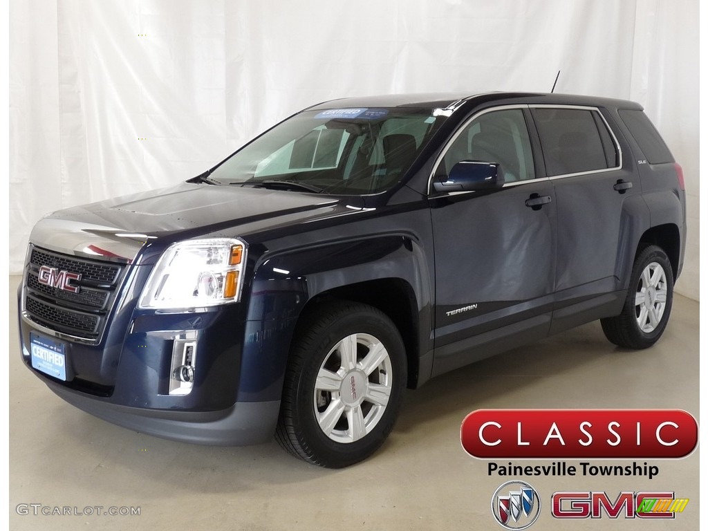 Dark Sapphire Blue Metallic GMC Terrain