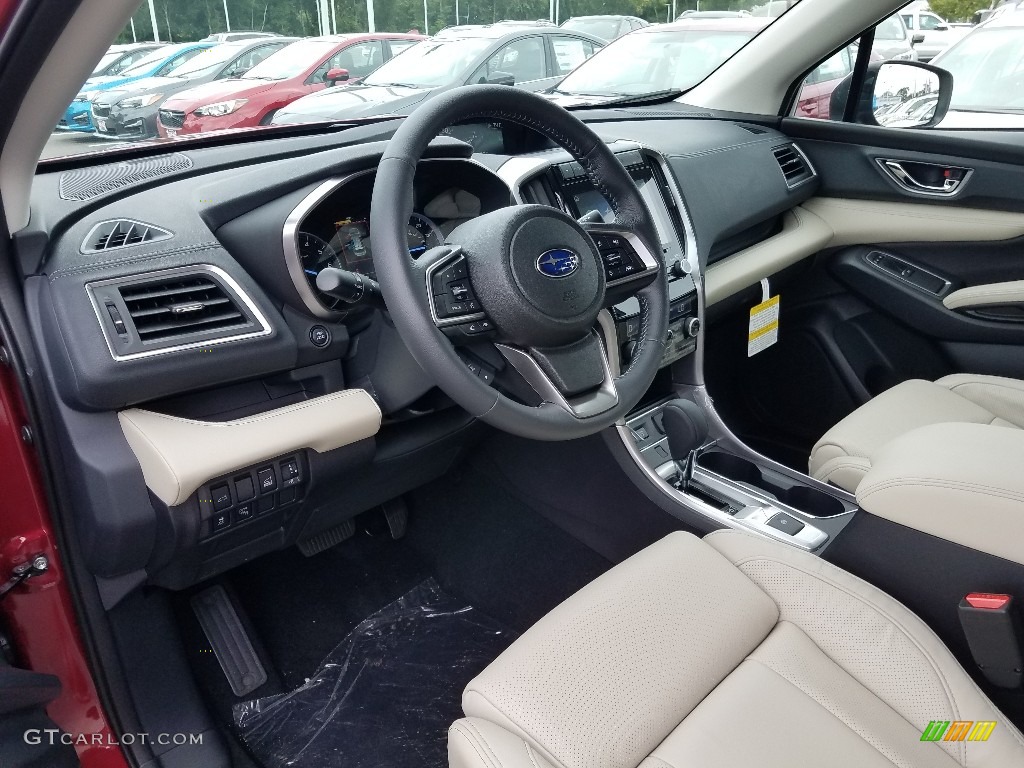 Warm Ivory Interior 2019 Subaru Ascent Limited Photo #128432500