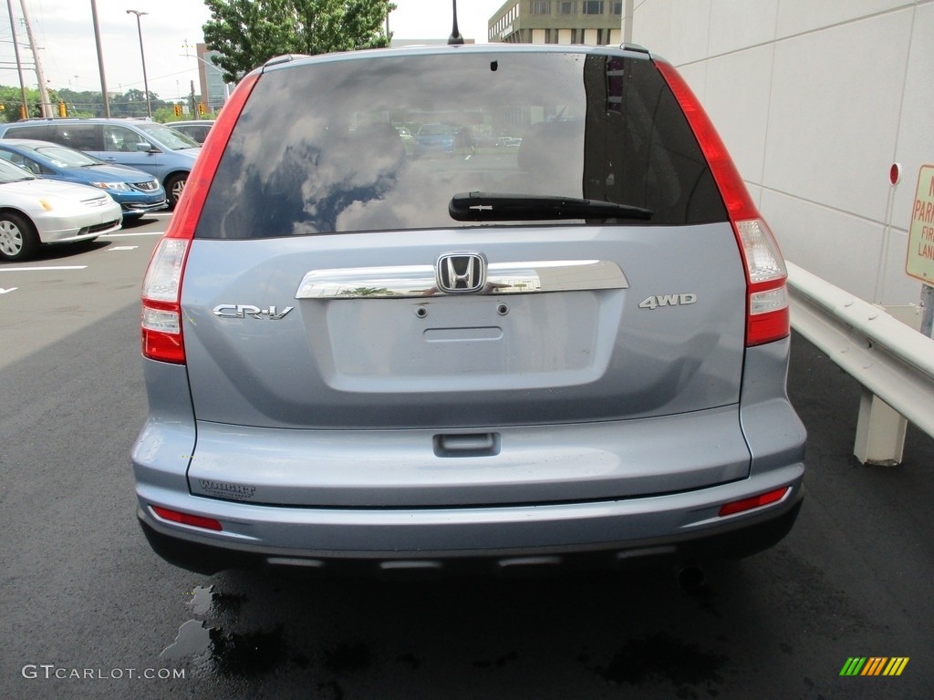 2010 CR-V EX AWD - Glacier Blue Metallic / Gray photo #4