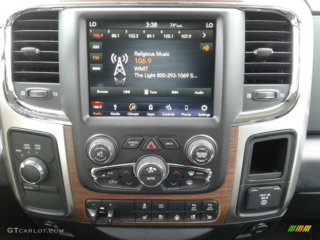 2018 Ram 3500 Laramie Crew Cab 4x4 Controls Photo #128435482