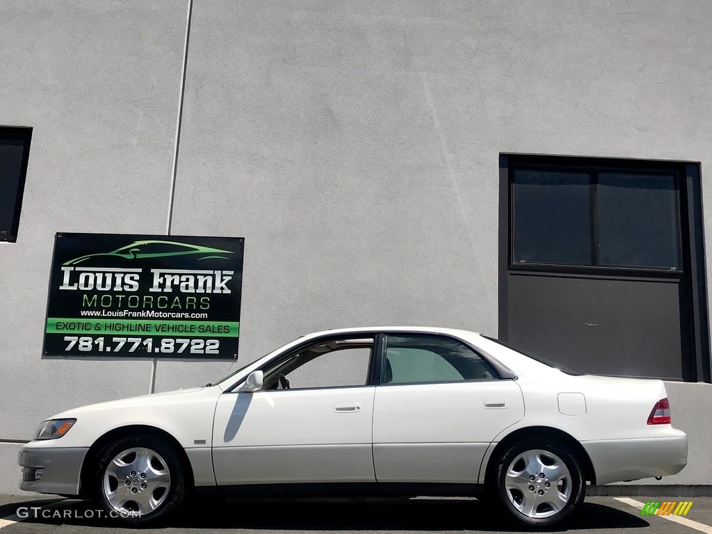 2000 ES 300 Sedan - Diamond White Pearl / Ivory photo #1