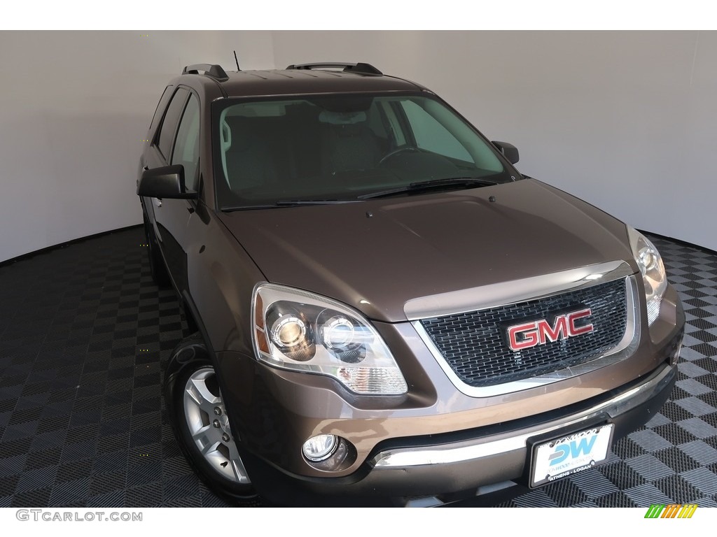 2012 Acadia SL AWD - Medium Brown Metallic / Ebony photo #2