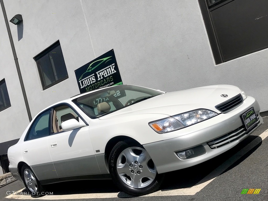 2000 ES 300 Sedan - Diamond White Pearl / Ivory photo #2
