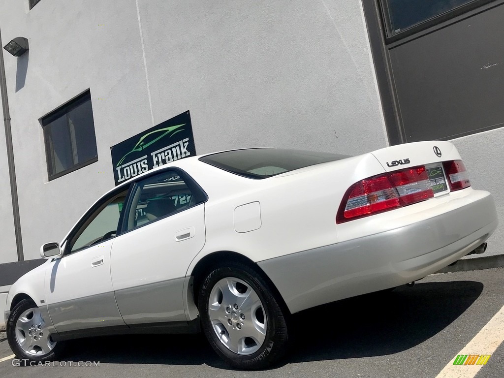 2000 ES 300 Sedan - Diamond White Pearl / Ivory photo #3
