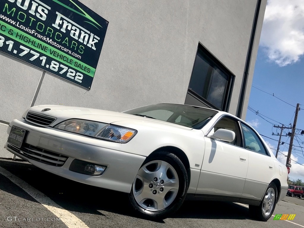 2000 ES 300 Sedan - Diamond White Pearl / Ivory photo #4