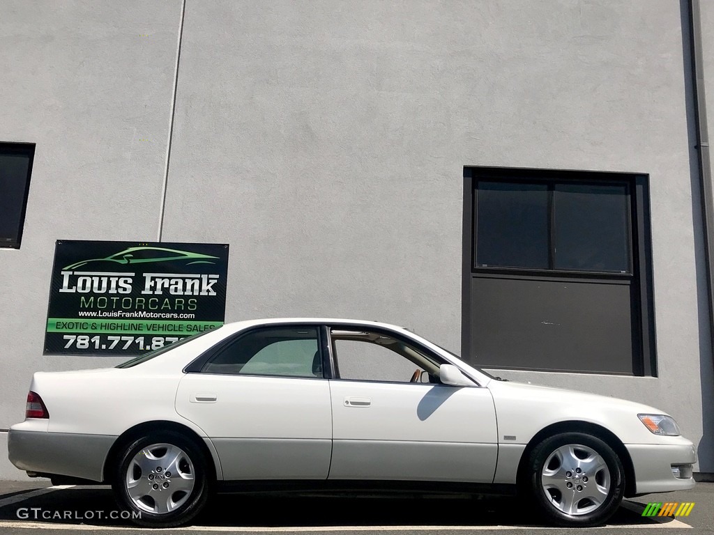 2000 ES 300 Sedan - Diamond White Pearl / Ivory photo #6