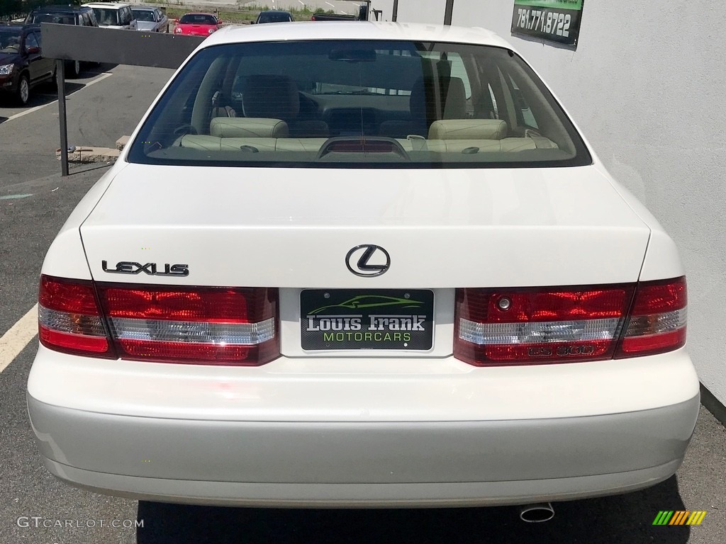 2000 ES 300 Sedan - Diamond White Pearl / Ivory photo #8