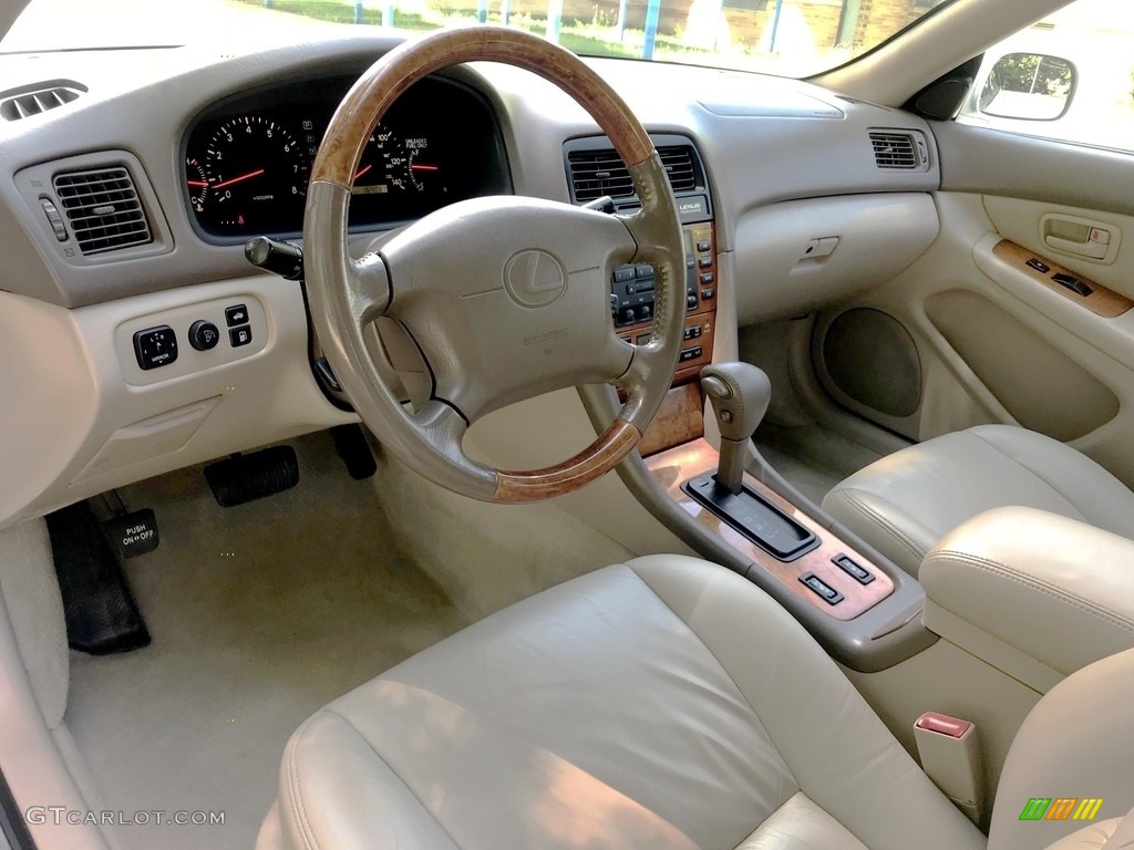 2000 ES 300 Sedan - Diamond White Pearl / Ivory photo #9