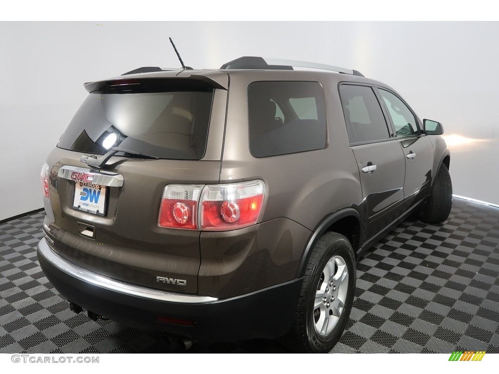 2012 Acadia SL AWD - Medium Brown Metallic / Ebony photo #11