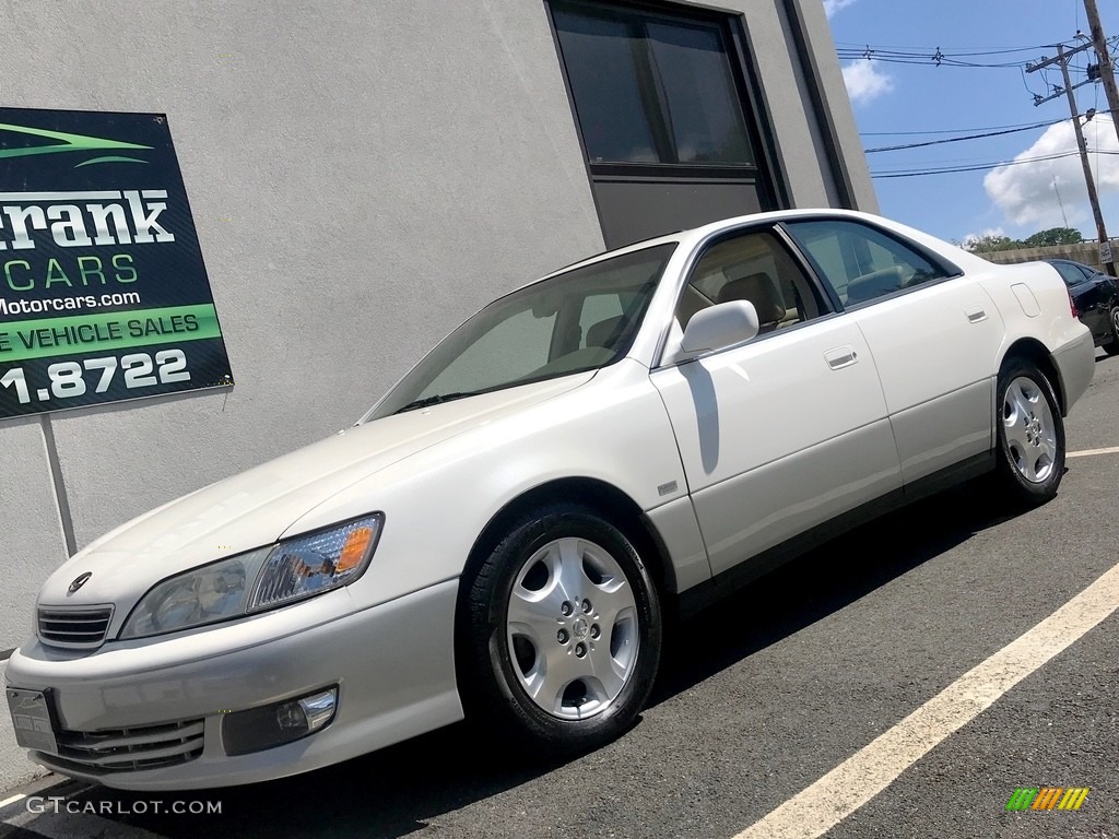 2000 ES 300 Sedan - Diamond White Pearl / Ivory photo #16