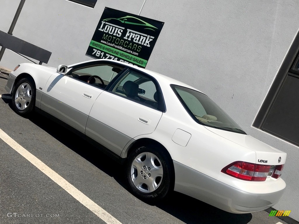 2000 ES 300 Sedan - Diamond White Pearl / Ivory photo #18