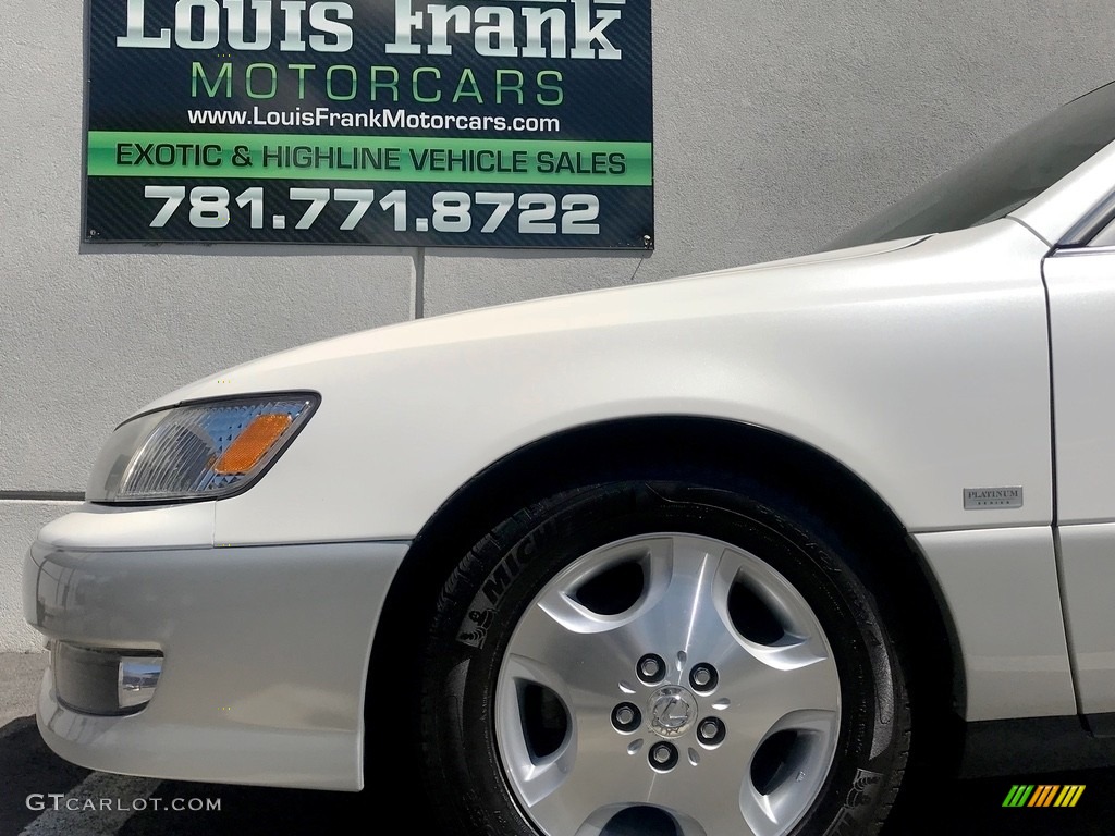 2000 ES 300 Sedan - Diamond White Pearl / Ivory photo #30