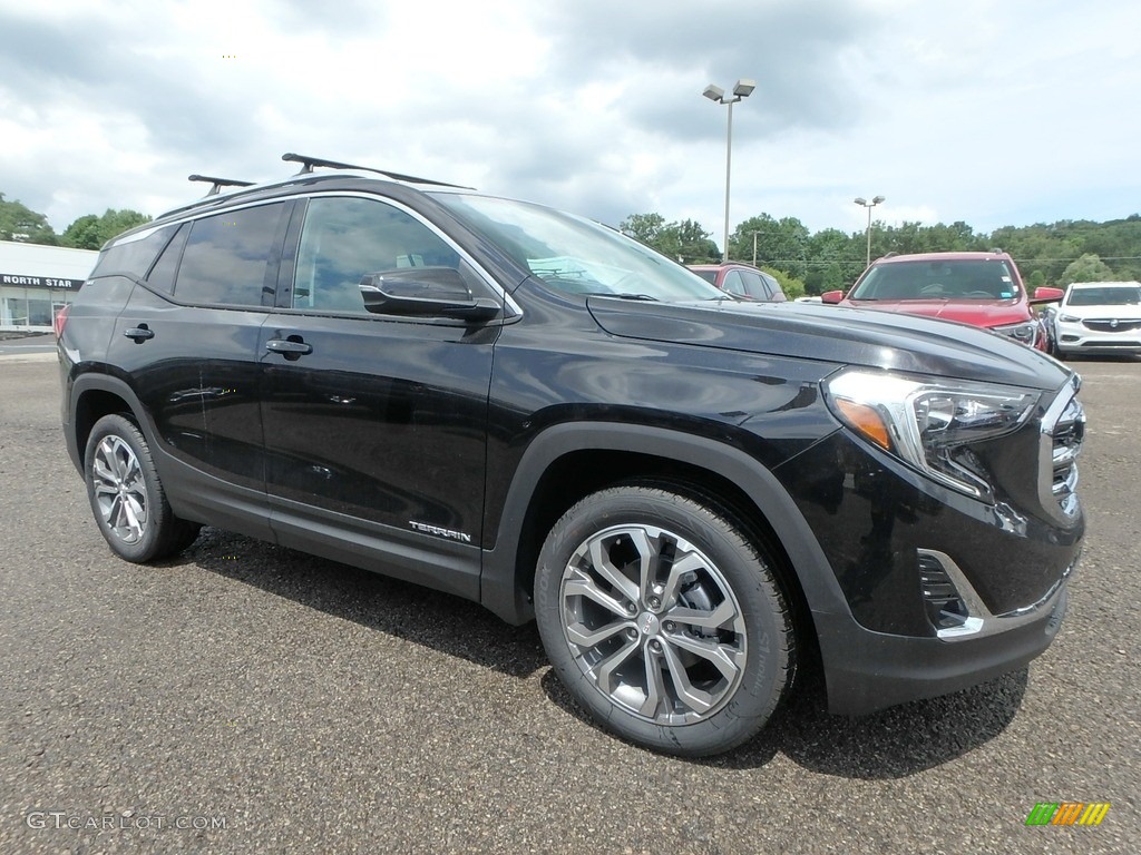 Ebony Twilight Metallic 2019 GMC Terrain SLT AWD Exterior Photo #128438740