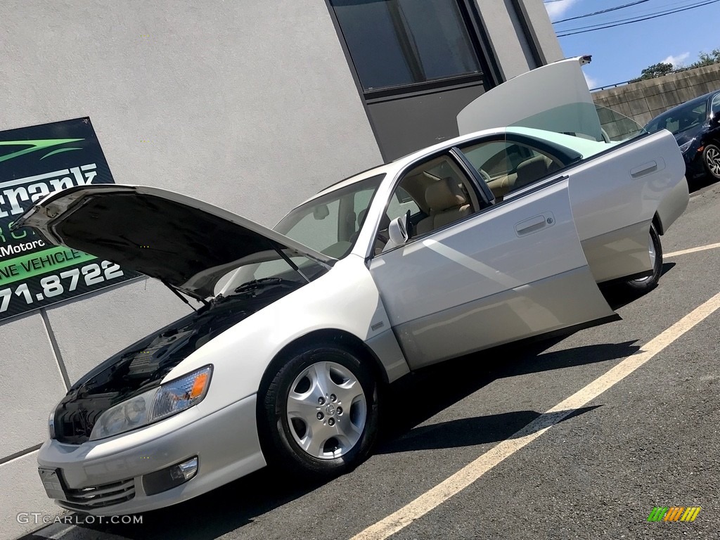 2000 ES 300 Sedan - Diamond White Pearl / Ivory photo #82