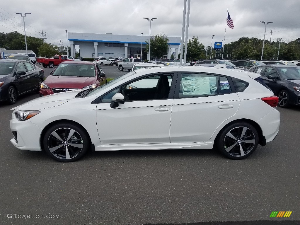 Crystal White Pearl 2018 Subaru Impreza 2.0i Sport 5-Door Exterior Photo #128439334
