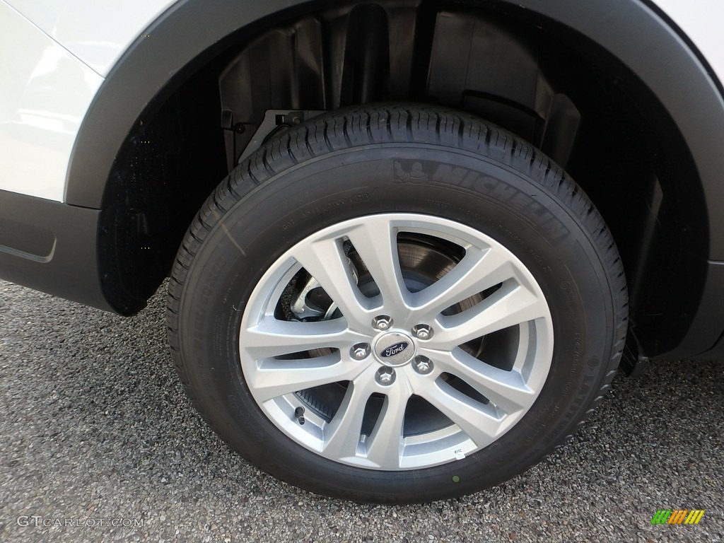 2018 Explorer XLT 4WD - White Platinum / Ebony Black photo #2