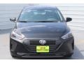 2018 Black Noir Pearl Hyundai Ioniq Hybrid Blue  photo #2