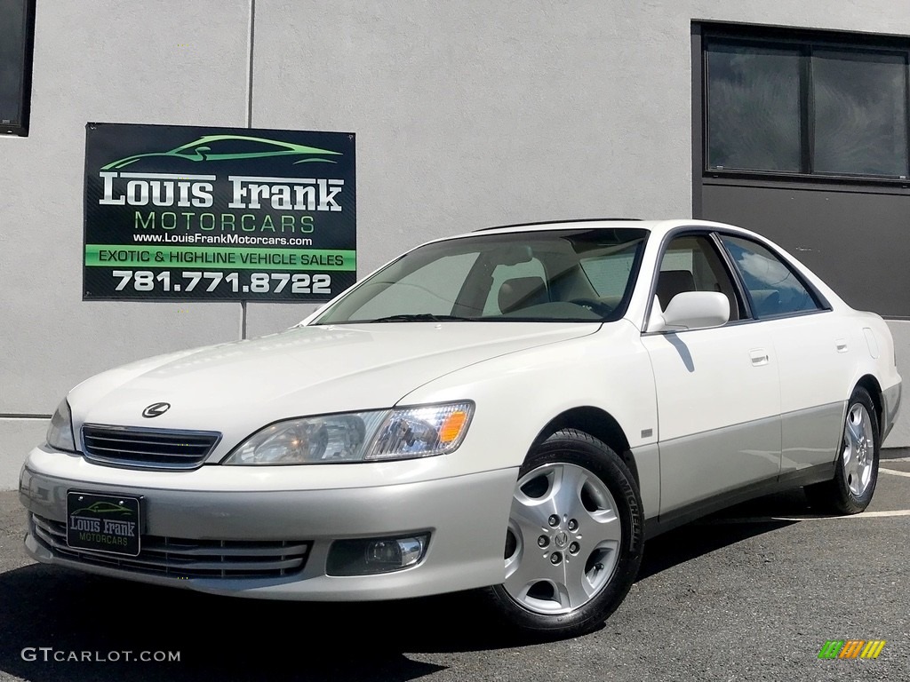 2000 ES 300 Sedan - Diamond White Pearl / Ivory photo #125