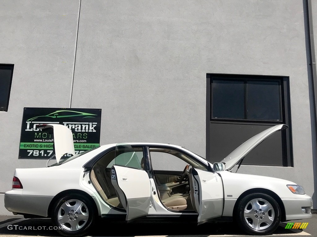 2000 ES 300 Sedan - Diamond White Pearl / Ivory photo #127