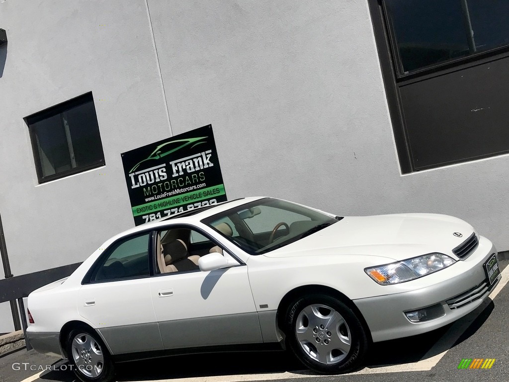 2000 ES 300 Sedan - Diamond White Pearl / Ivory photo #128