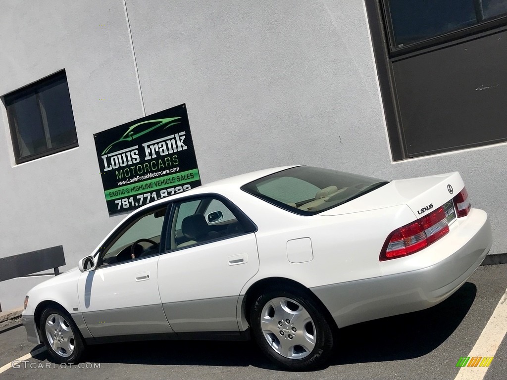 2000 ES 300 Sedan - Diamond White Pearl / Ivory photo #129