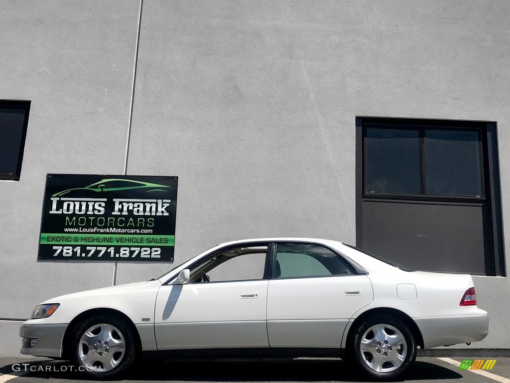 2000 ES 300 Sedan - Diamond White Pearl / Ivory photo #130