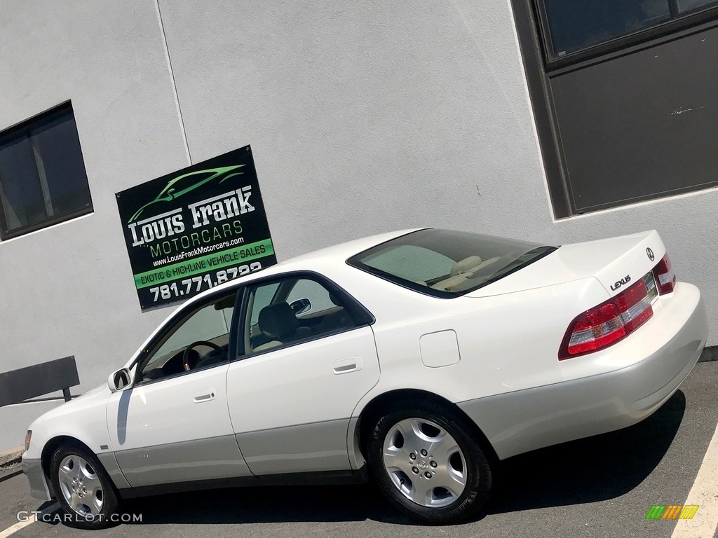 2000 ES 300 Sedan - Diamond White Pearl / Ivory photo #131