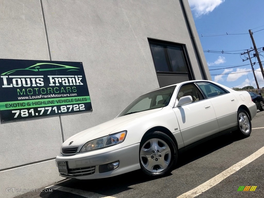 2000 ES 300 Sedan - Diamond White Pearl / Ivory photo #133