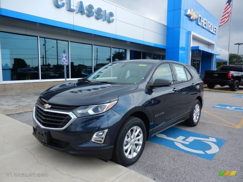 2018 Equinox LS AWD - Storm Blue Metallic / Medium Ash Gray photo #1