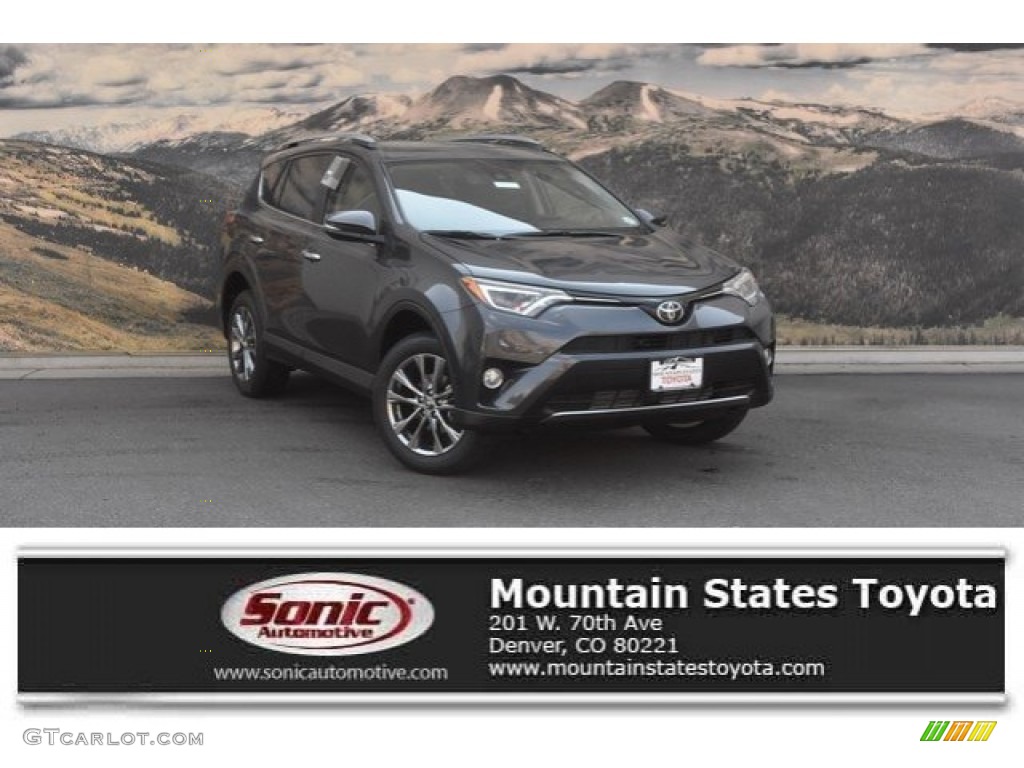 2018 RAV4 Limited AWD - Magnetic Gray Metallic / Black photo #1