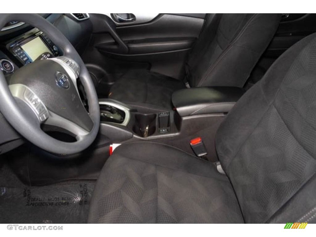 2015 Rogue SV AWD - Super Black / Charcoal photo #3