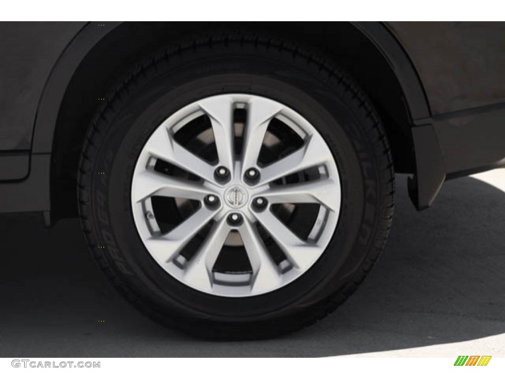 2015 Rogue SV AWD - Super Black / Charcoal photo #36