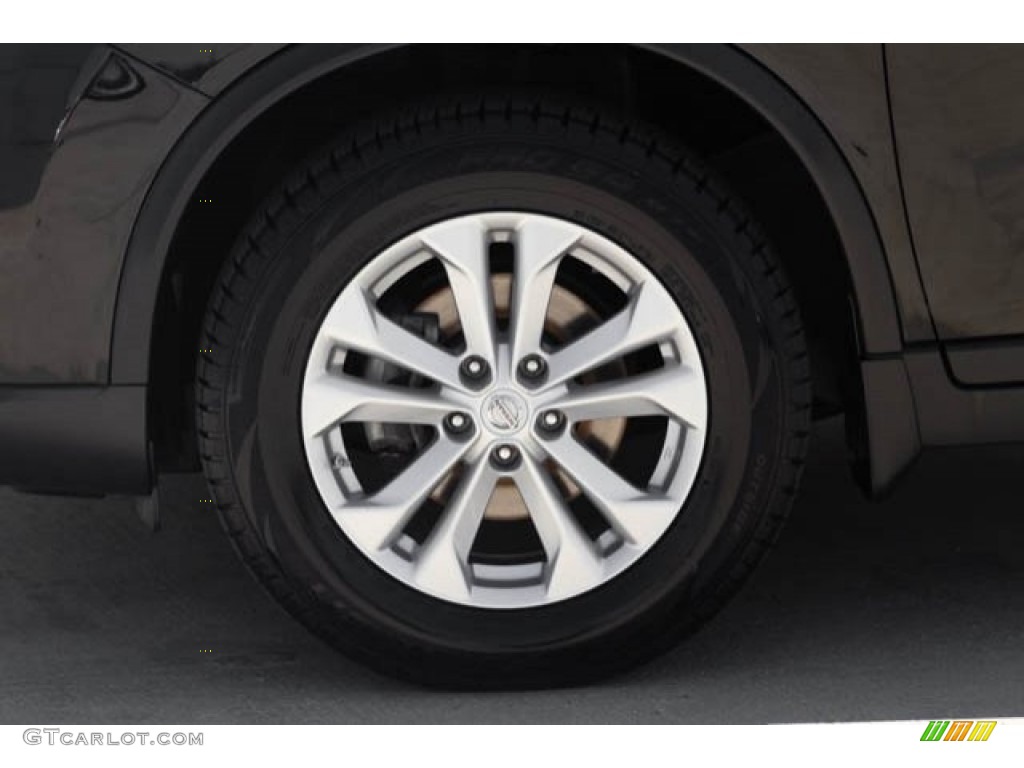 2015 Rogue SV AWD - Super Black / Charcoal photo #37