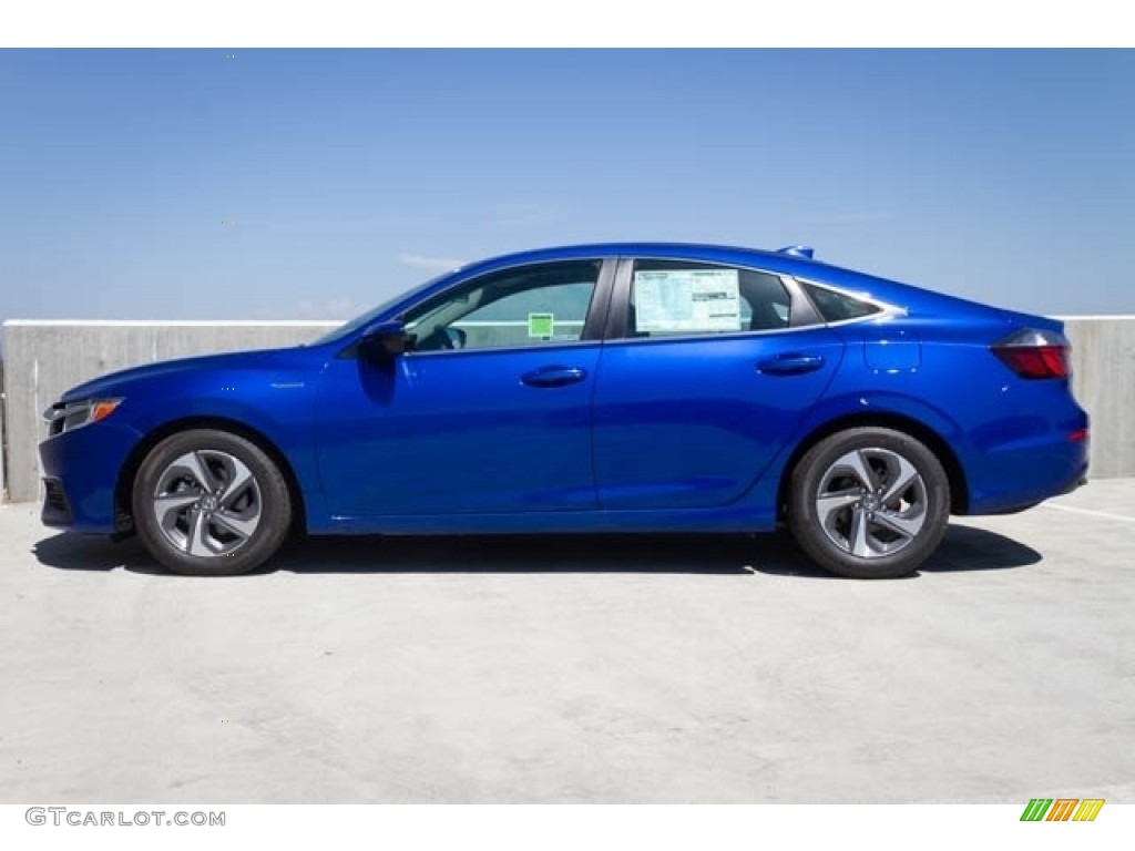Aegean Blue Metallic 2019 Honda Insight EX Exterior Photo #128445058