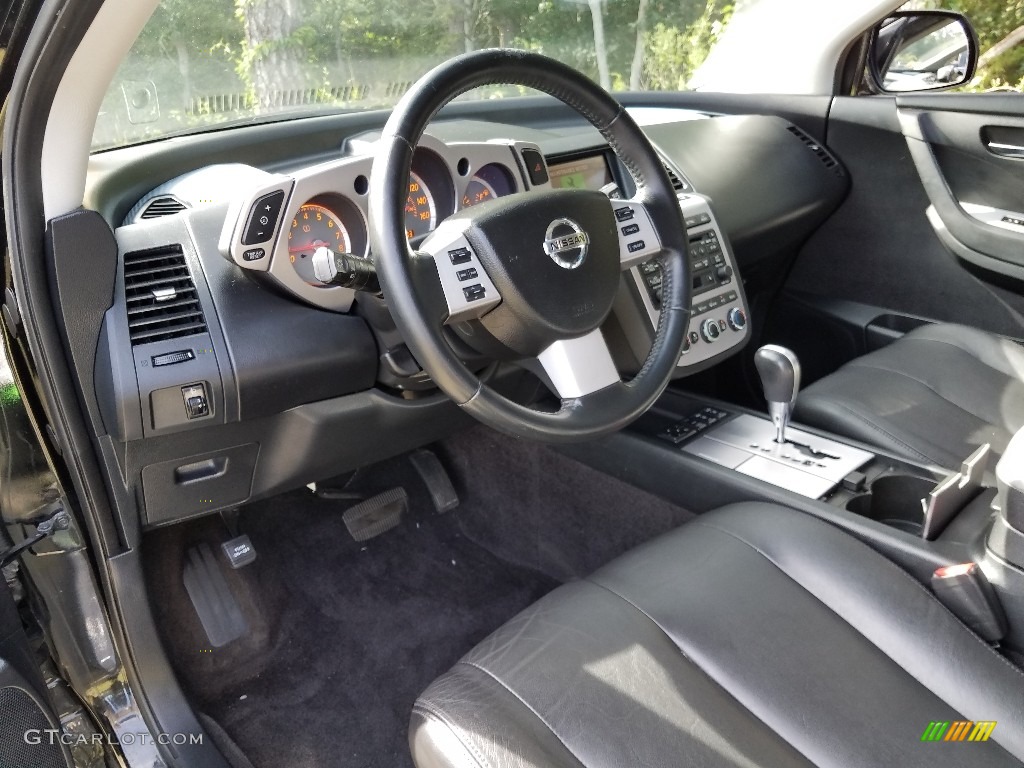 2007 Murano SL AWD - Super Black / Charcoal photo #22