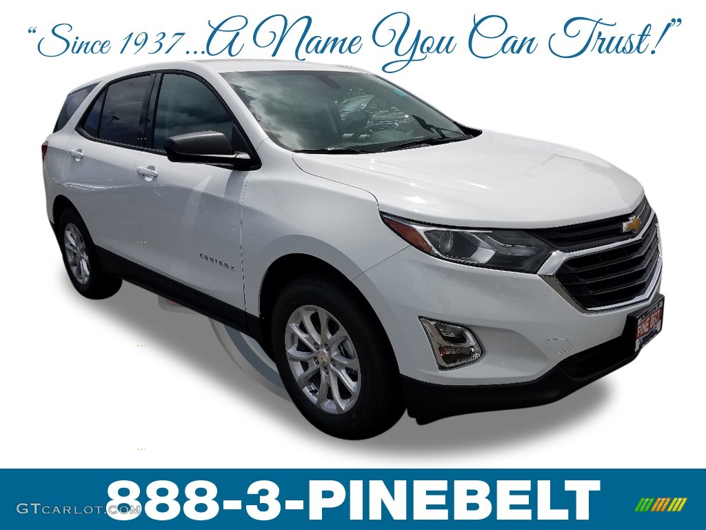 2019 Equinox LS AWD - Summit White / Medium Ash Gray photo #1