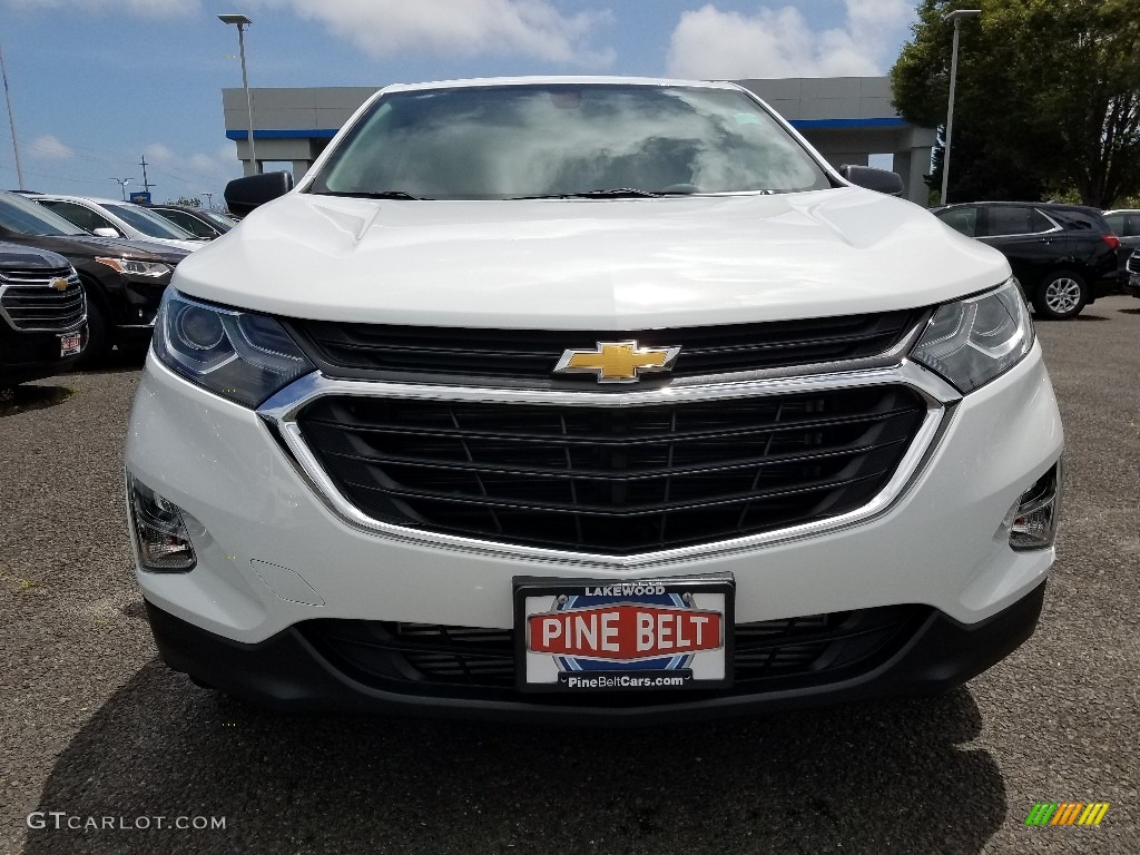 2019 Equinox LS AWD - Summit White / Medium Ash Gray photo #2