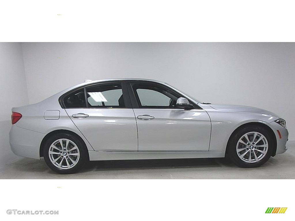 2018 3 Series 320i xDrive Sedan - Glacier Silver Metallic / Black photo #6