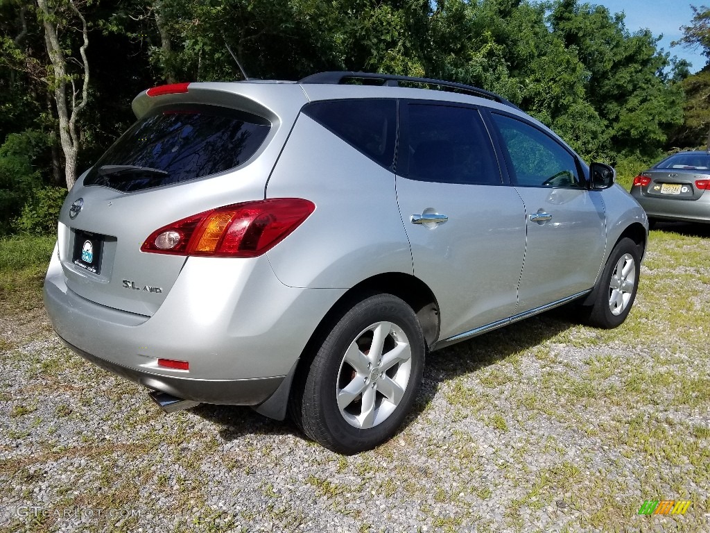 2010 Murano SL AWD - Brilliant Silver Metallic / Black photo #7