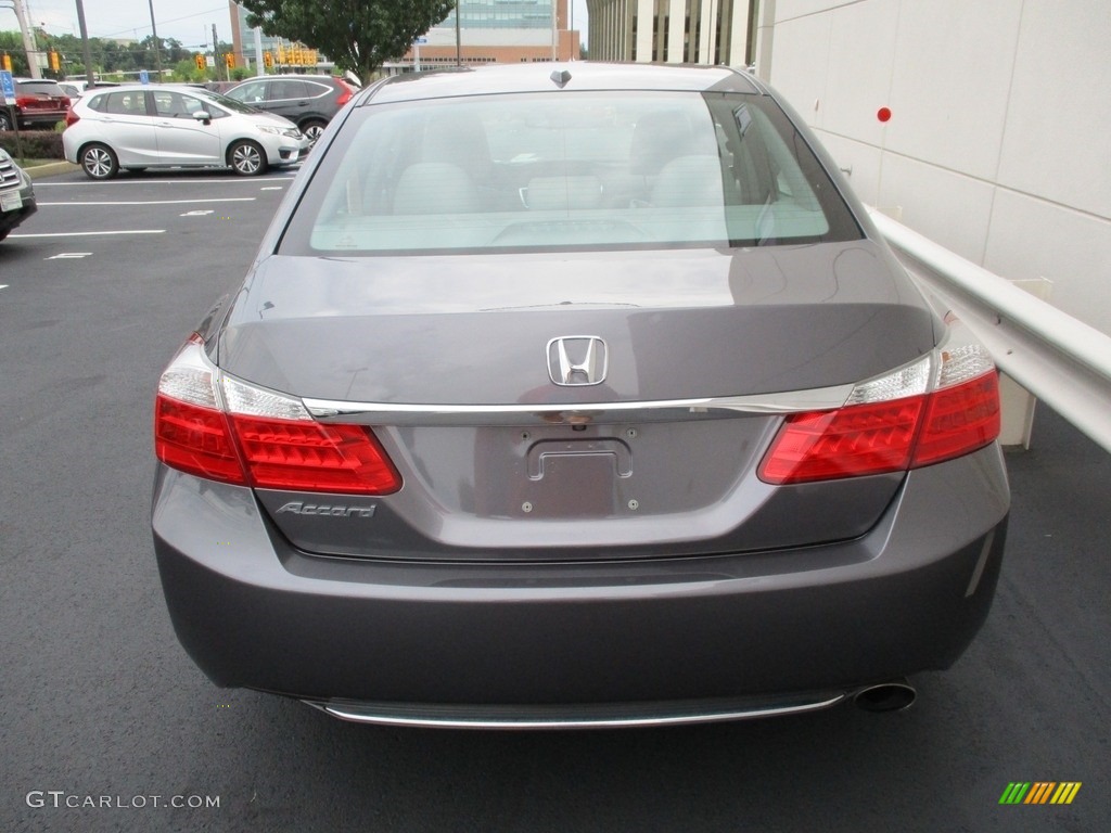 2015 Accord EX-L Sedan - Modern Steel Metallic / Gray photo #4