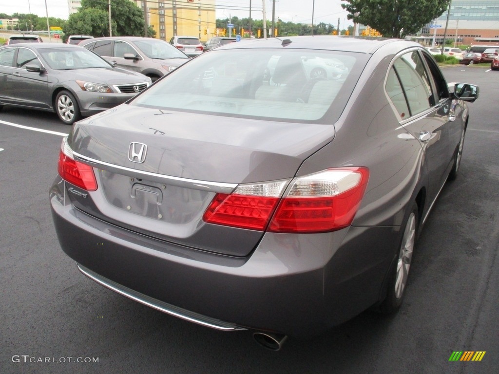 2015 Accord EX-L Sedan - Modern Steel Metallic / Gray photo #5