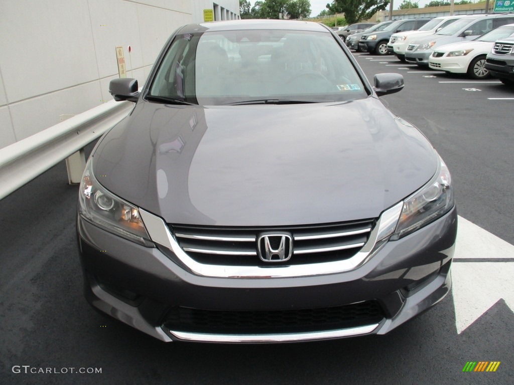 2015 Accord EX-L Sedan - Modern Steel Metallic / Gray photo #7